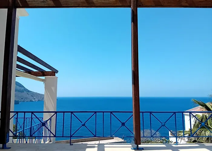 Thea Kalymnos With Swimming Pool And Sea View ヴィラ