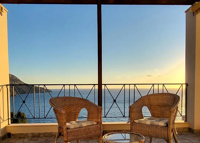 ヴィラ Thea Kalymnos With Swimming Pool And Sea View Panormos (Kalymnos)