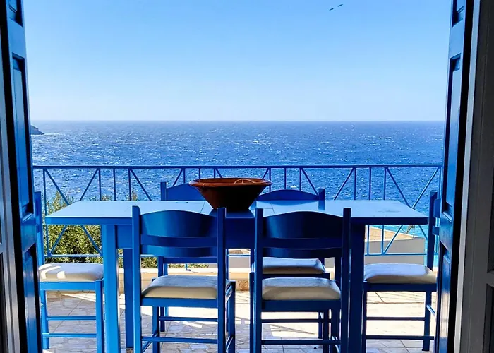 ヴィラ Thea Kalymnos With Swimming Pool And Sea View Panormos (Kalymnos)