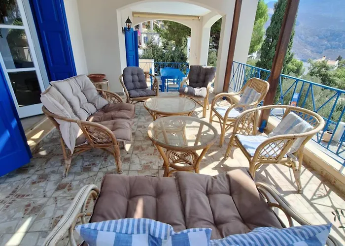 Villa Thea Kalymnos With Swimming Pool And Sea View